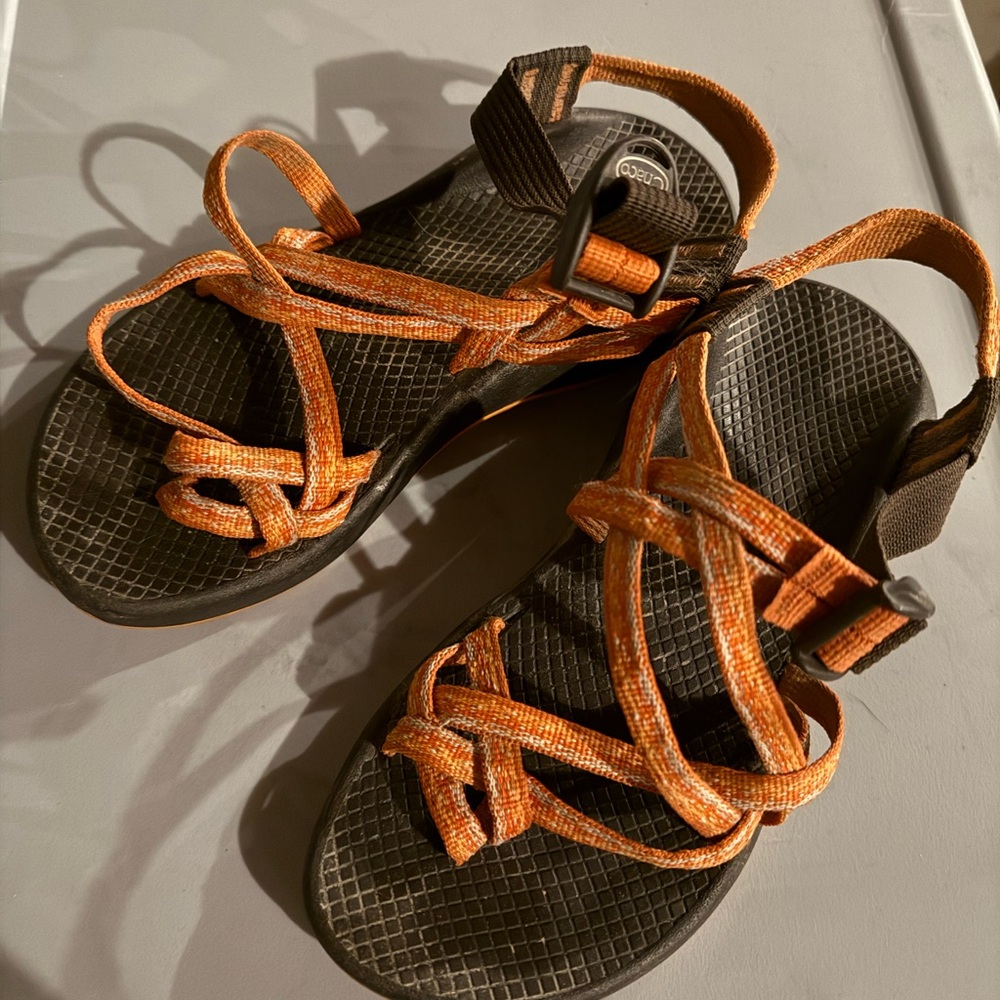 Chaco Women's Sandals - Black and Orange